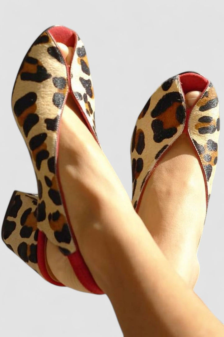 Louison | Sandálias com padrão leopardo