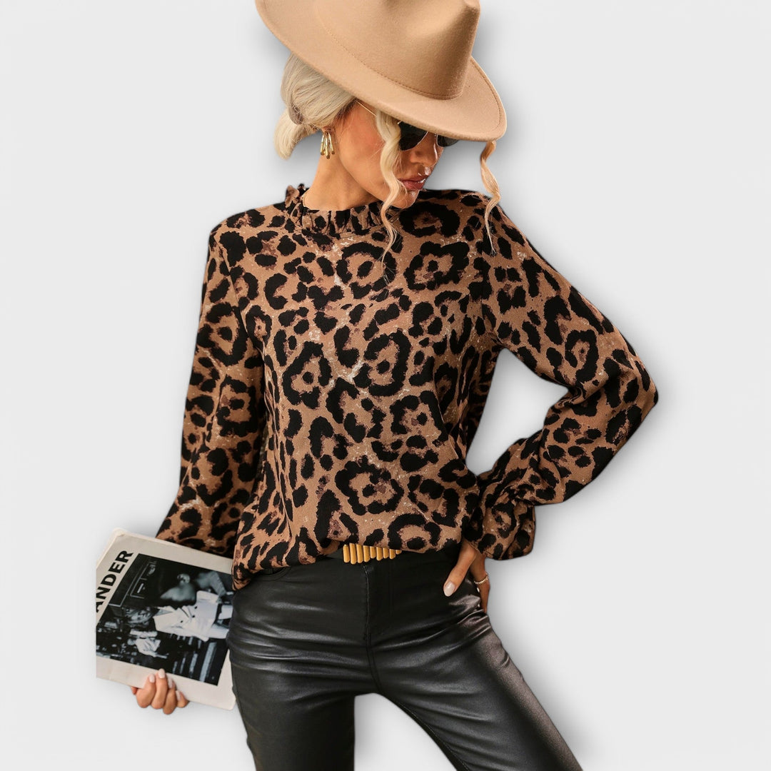 Kayla - Blusa Leopardo
