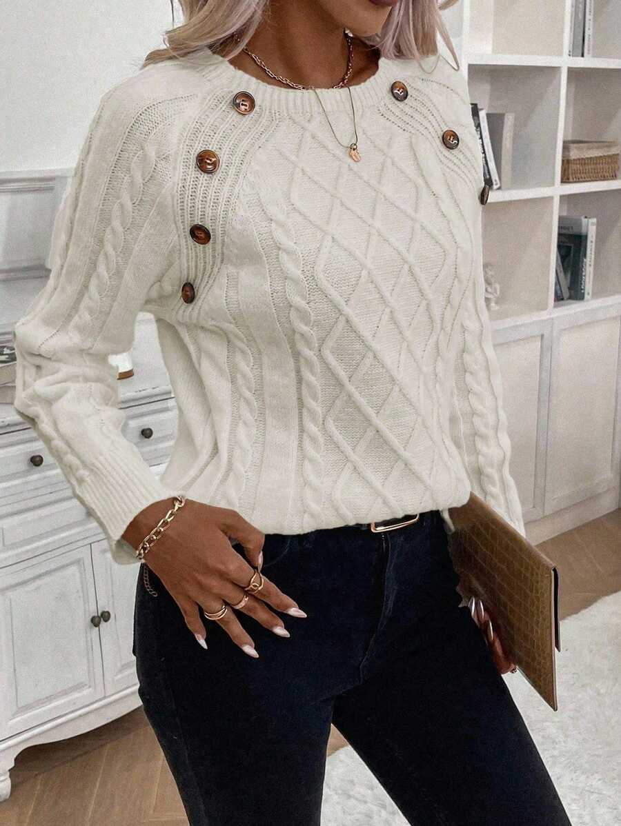 Francisca | Camisola de Malha com Botões