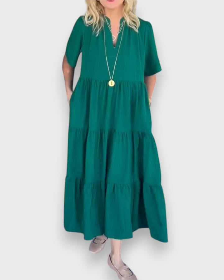 Carlota | Vestido Maxi com Movimento