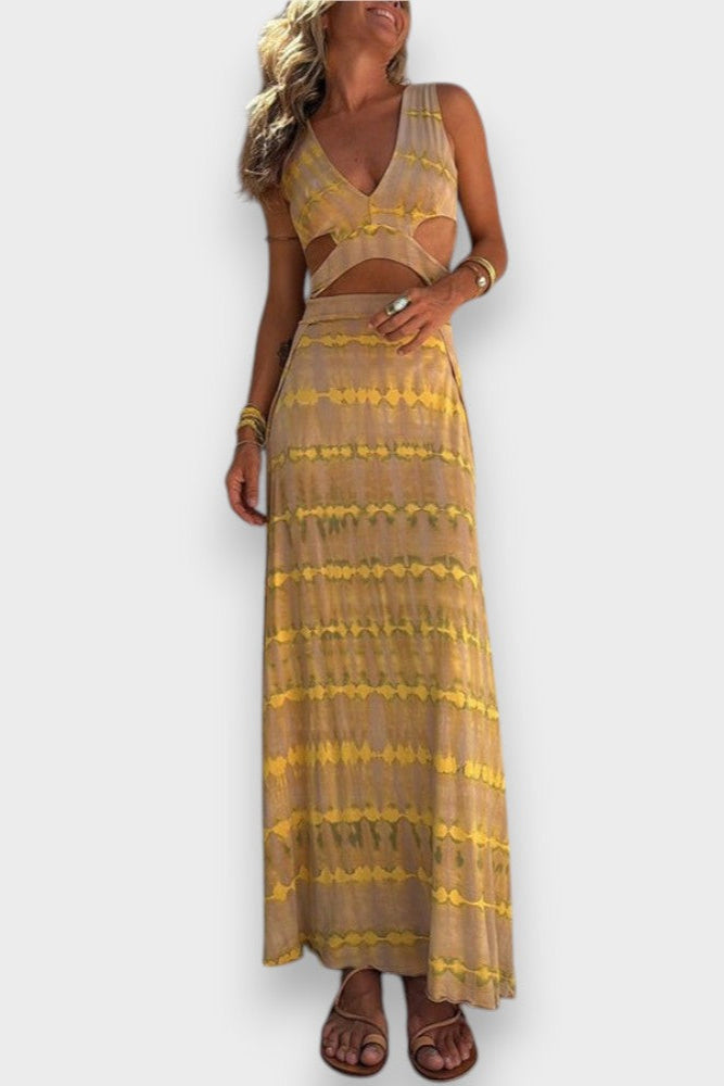 Bianca – Vestido com Design Ousado e Decote Profundo