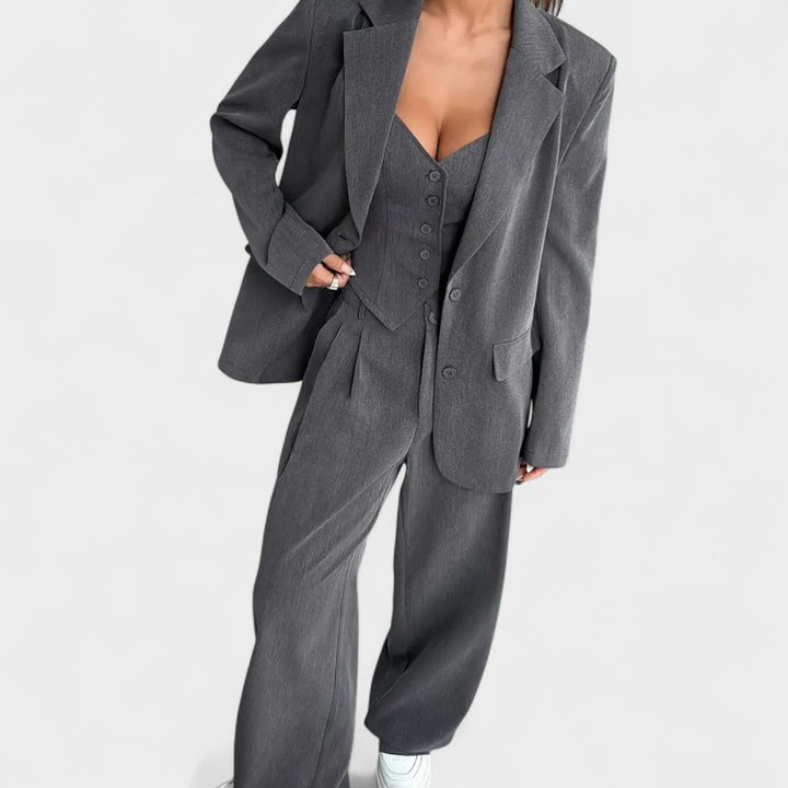 Madalena - Fato Elegante de 3 Peças