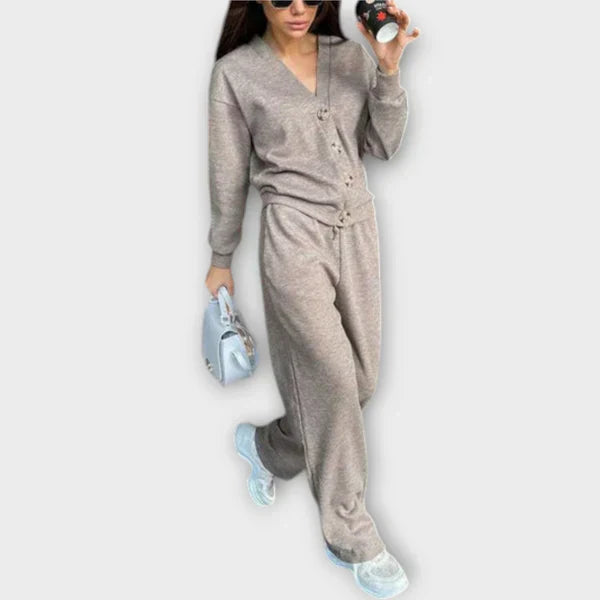 Mariana - Blusa de mangas longas e calças