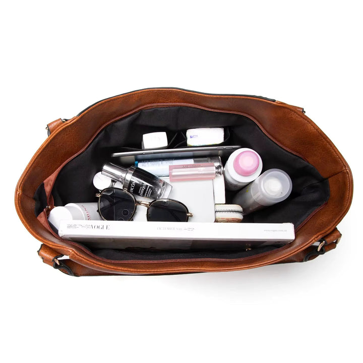 Adeline | Bolsa Tote em Couro Premium Espaçosa de Luxo