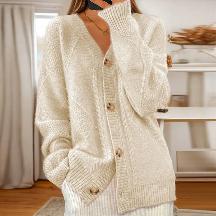 Éloise | Cardigan de Malha Canelada