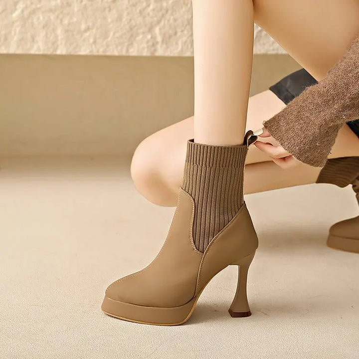 Eugenia –Botas com plataforma, Conforto e Elegância Feminina