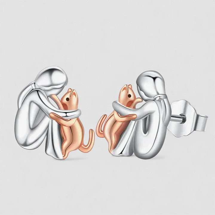 Brincos Abraço de Gato