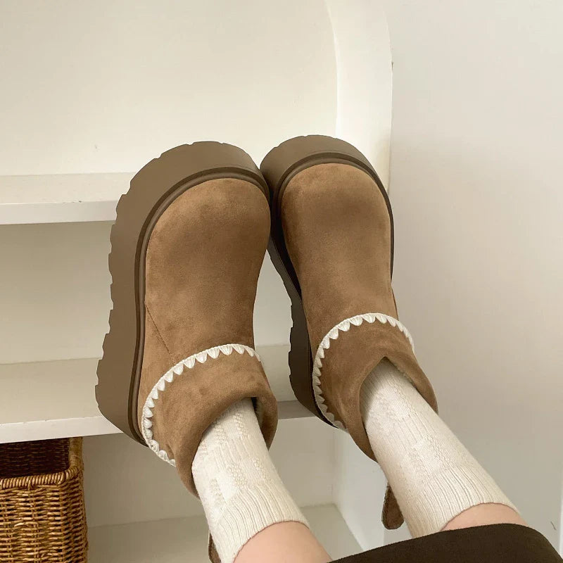 Benedita | Botas com plataforma elegante para dias frios
