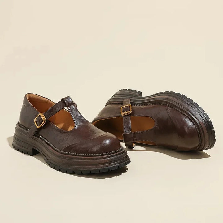 Mary Janes - Sapato Elegante em Couro