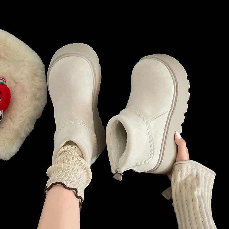 Benedita | Botas com plataforma elegante para dias frios