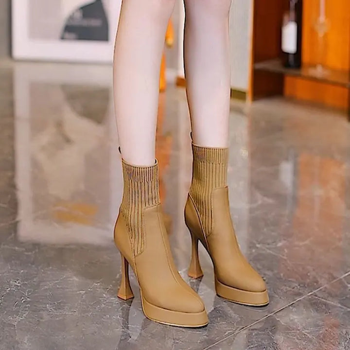 Eugenia –Botas com plataforma, Conforto e Elegância Feminina