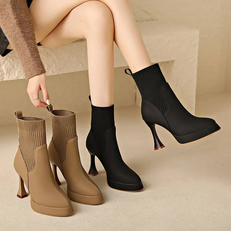 Eugenia –Botas com plataforma, Conforto e Elegância Feminina