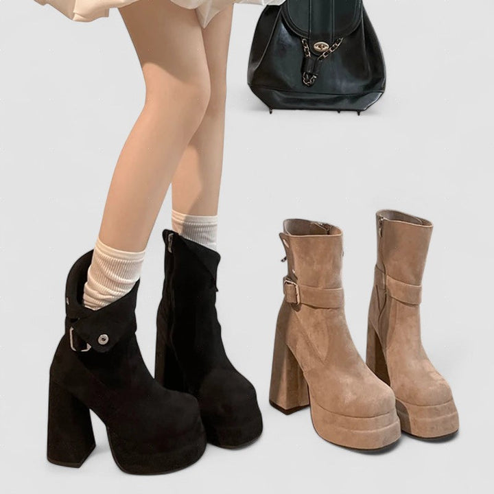 Amalia – Botas de estilo urbano com personalidade e confiança