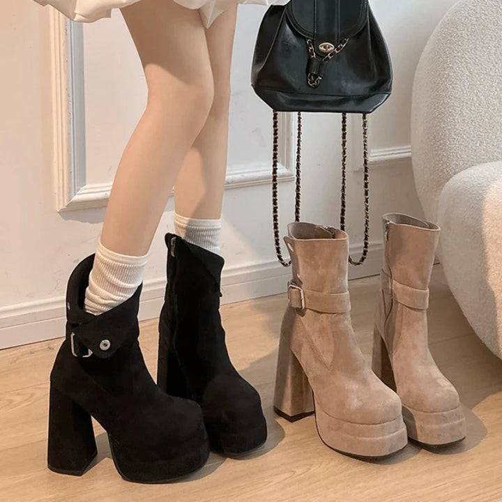 Amalia – Botas de estilo urbano com personalidade e confiança