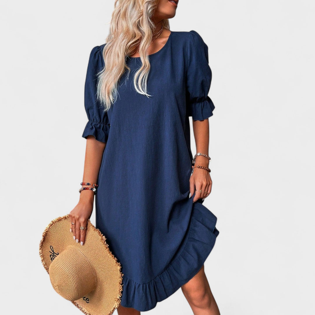 Sassa - Vestido casual com folhos