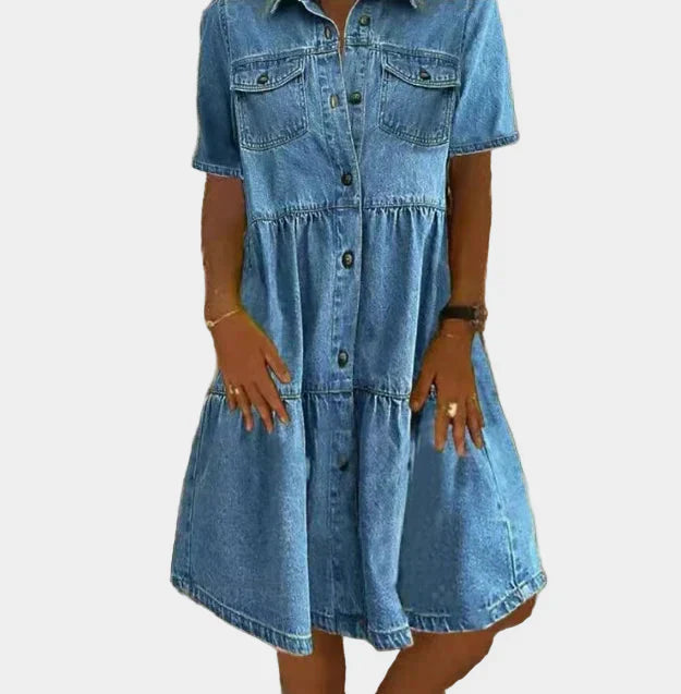 Vestido de Jeans Boémio
