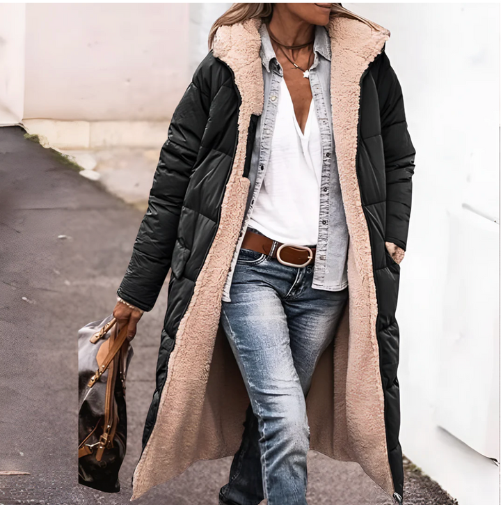 Tânia - Casaco Quente Dupla Face