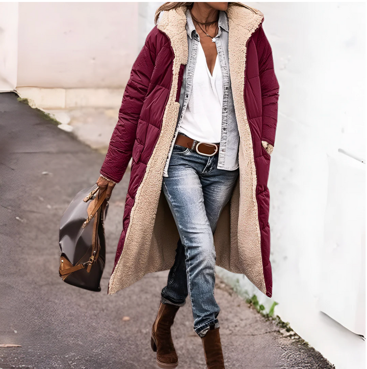 Tânia - Casaco Quente Dupla Face