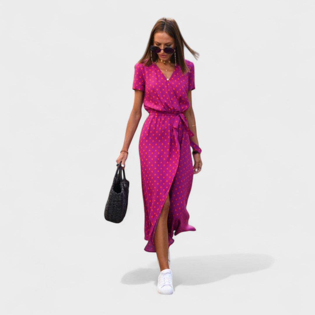 Vestido Lírio Rosa - Estilo Boho Chic