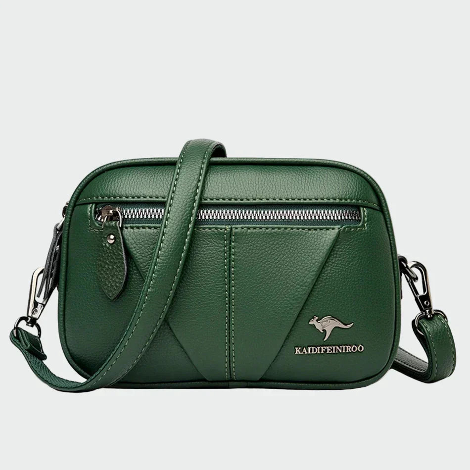 Peça de couro de elegância atemporal