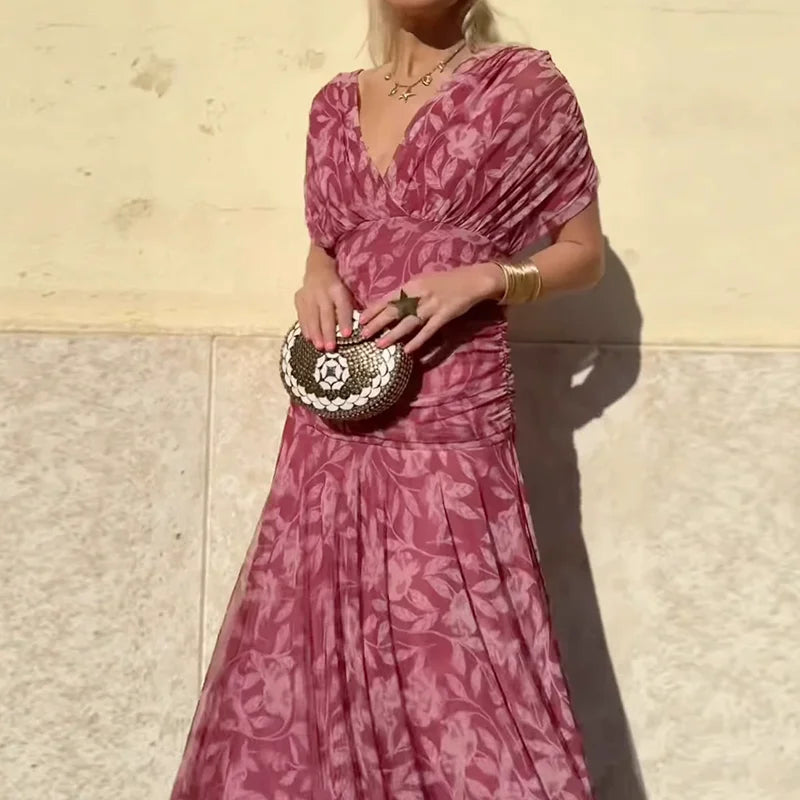 Luana® | Vestido elegante com decote em V