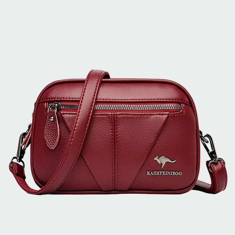 Peça de couro de elegância atemporal