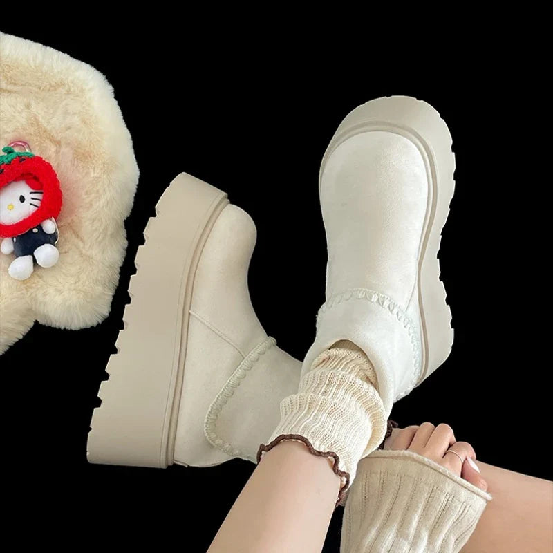 Benedita | Botas com plataforma elegante para dias frios