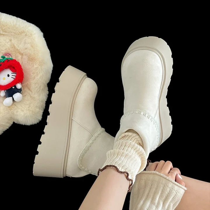 Benedita | Botas com plataforma elegante para dias frios