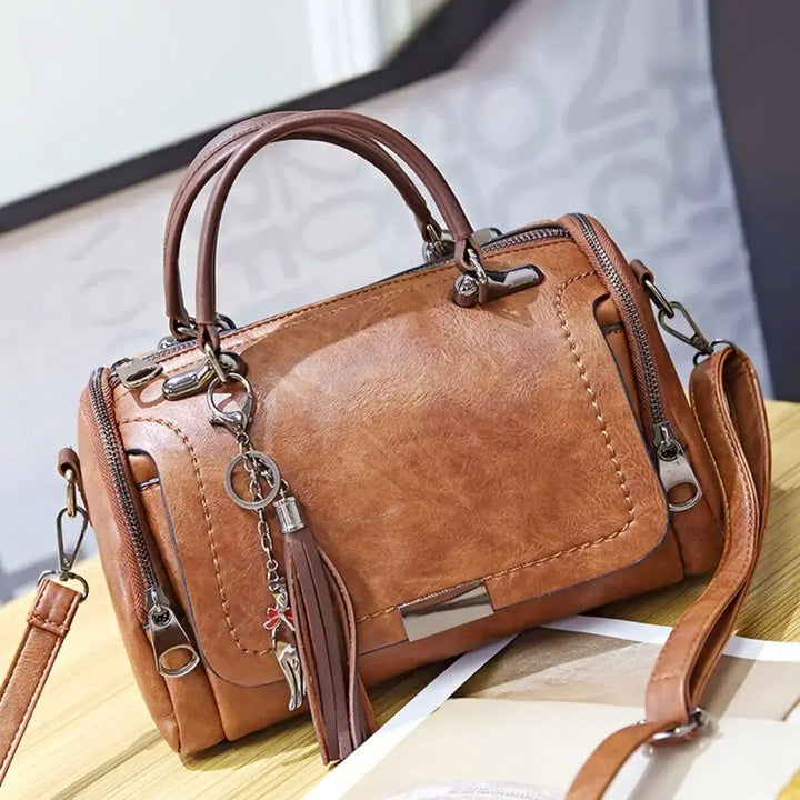 Stella Bolsa Ombro em Couro Ecológico Conforto e Estilo