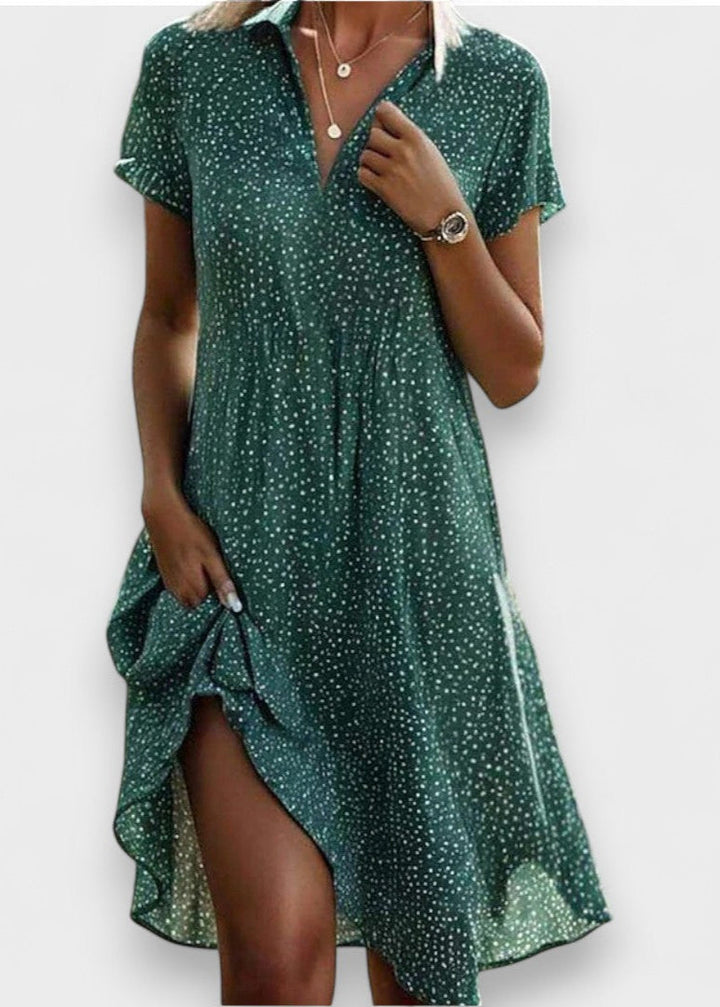 Ana Bela | Vestido Midi de Estilo Versátil e Feminino