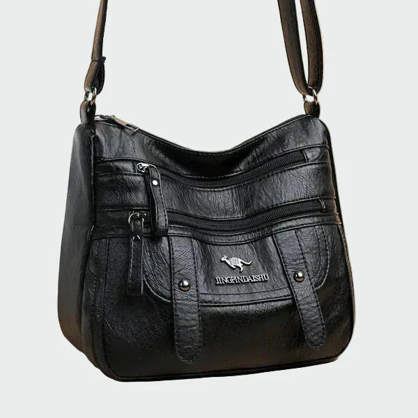 Elegante mala de couro