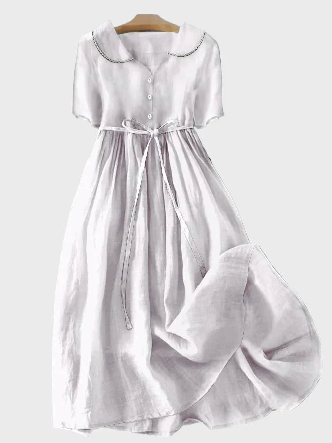 Vestido Clássico com Botões