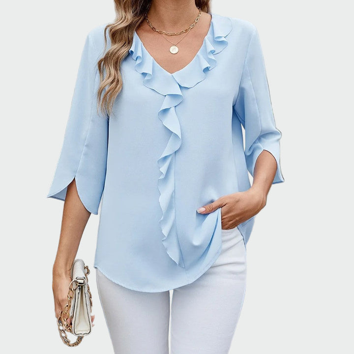 Blusa confortável, elegante e versátil