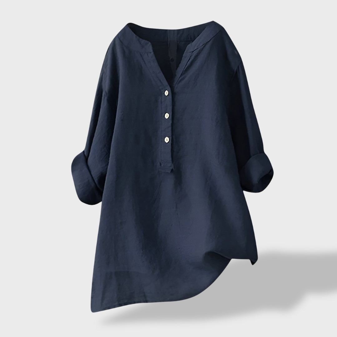 Beatriz™｜Camisa Leve de Linho para o Verão