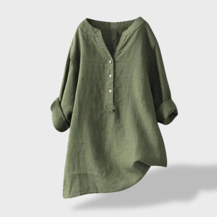 Beatriz™｜Camisa Leve de Linho para o Verão