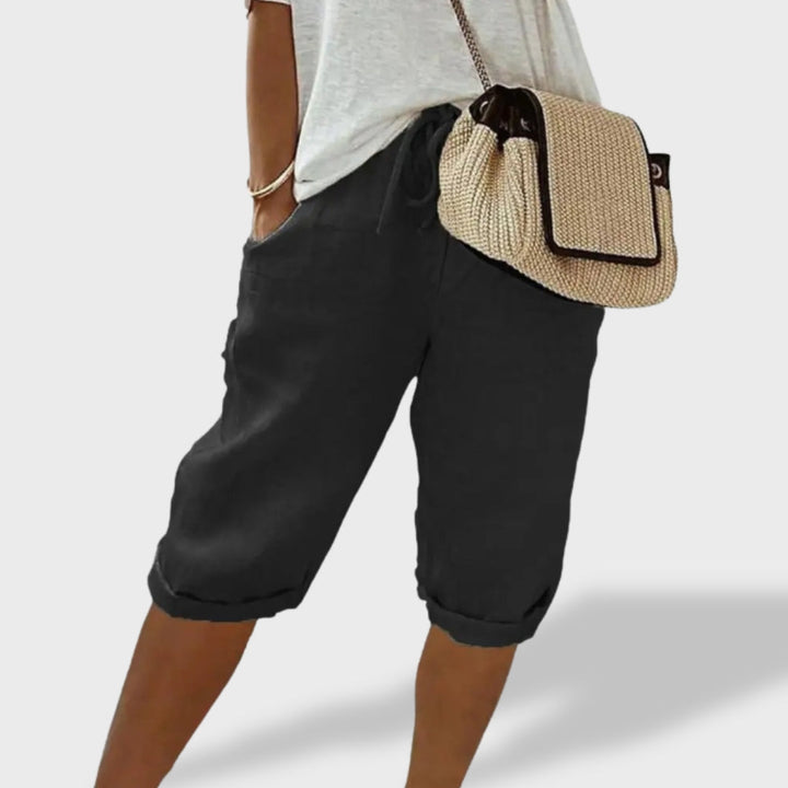 Mariana™ ｜ Calções Leves de Algodão e Linho