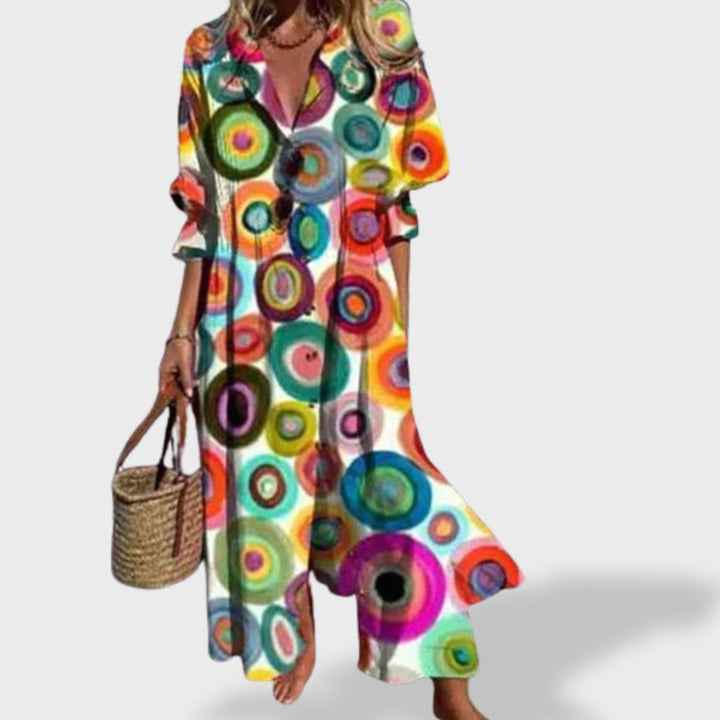 Odessa - Vestido Boho de Linho