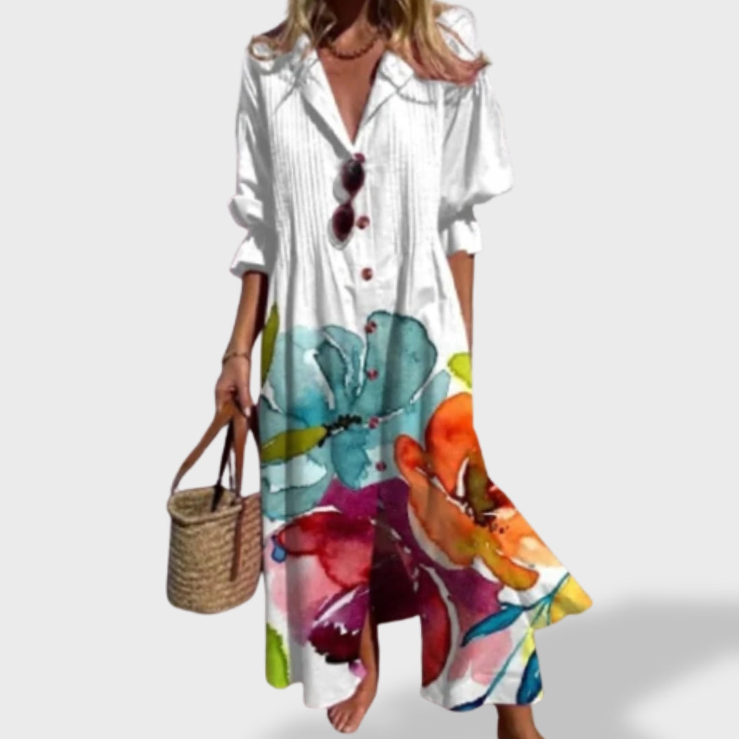 Odessa - Vestido Boho de Linho