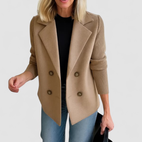 Marta™ | Casaco Elegante Com Mangas em Malha