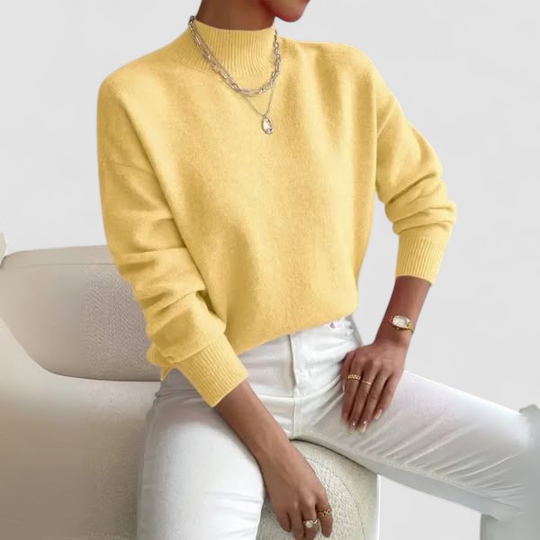 Sam | Camisola de Gola Alta Clássica