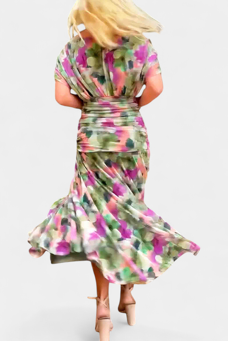 Luana® | Vestido elegante com decote em V