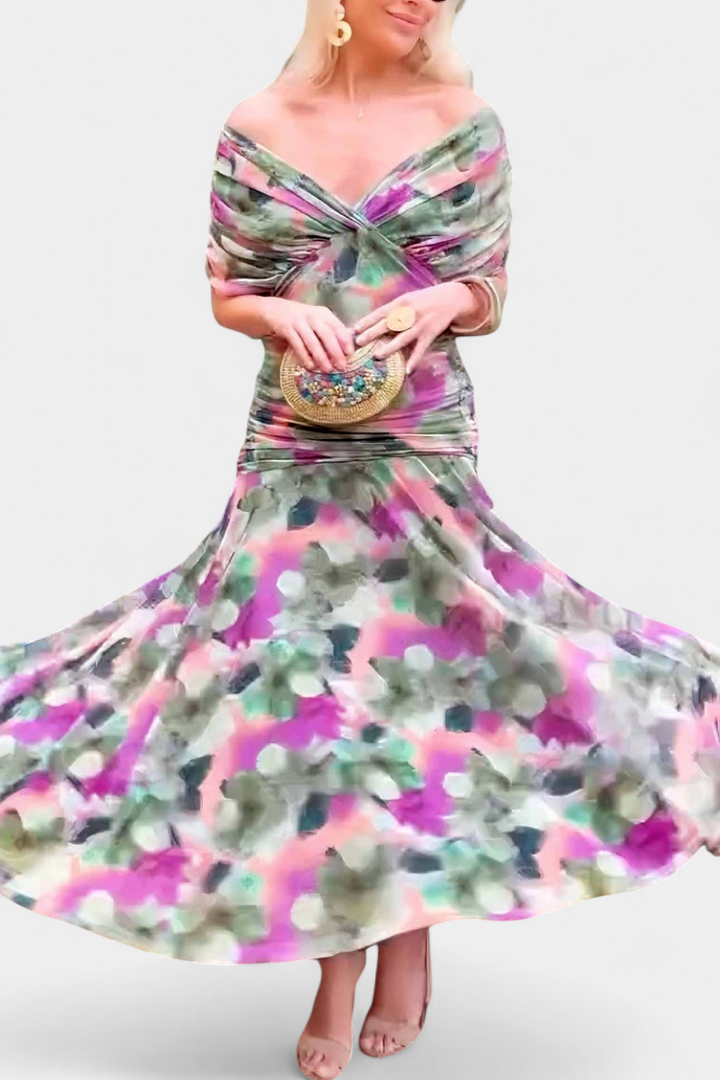 Luana® | Vestido elegante com decote em V