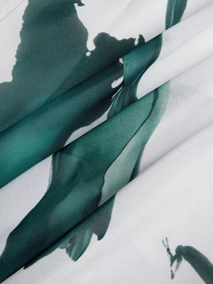 Vanessa™ | Vestido Longo com Estampa Aquarela